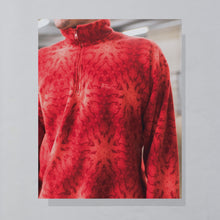 Lade das Bild in den Galerie-Viewer, Fila Quarter Zip Fleece Made in Italy 90er, rot, L/XL
