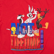Lade das Bild in den Galerie-Viewer, Looney Tunes T-Shirt &quot;Not in this Lifetime&quot; 1997 Made in the USA Single Stitch, rot, XL/XXL
