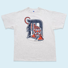 Lade das Bild in den Galerie-Viewer, Russell Athletic T-Shirt &quot;Detroit Tigers&quot; 1994 Made in the USA Single Stitch, grau, XL
