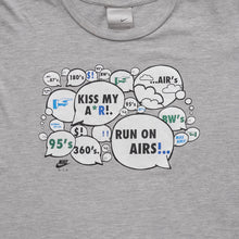 Lade das Bild in den Galerie-Viewer, Nike T-Shirt &quot;Run on Airs&quot; 00er, grau, L
