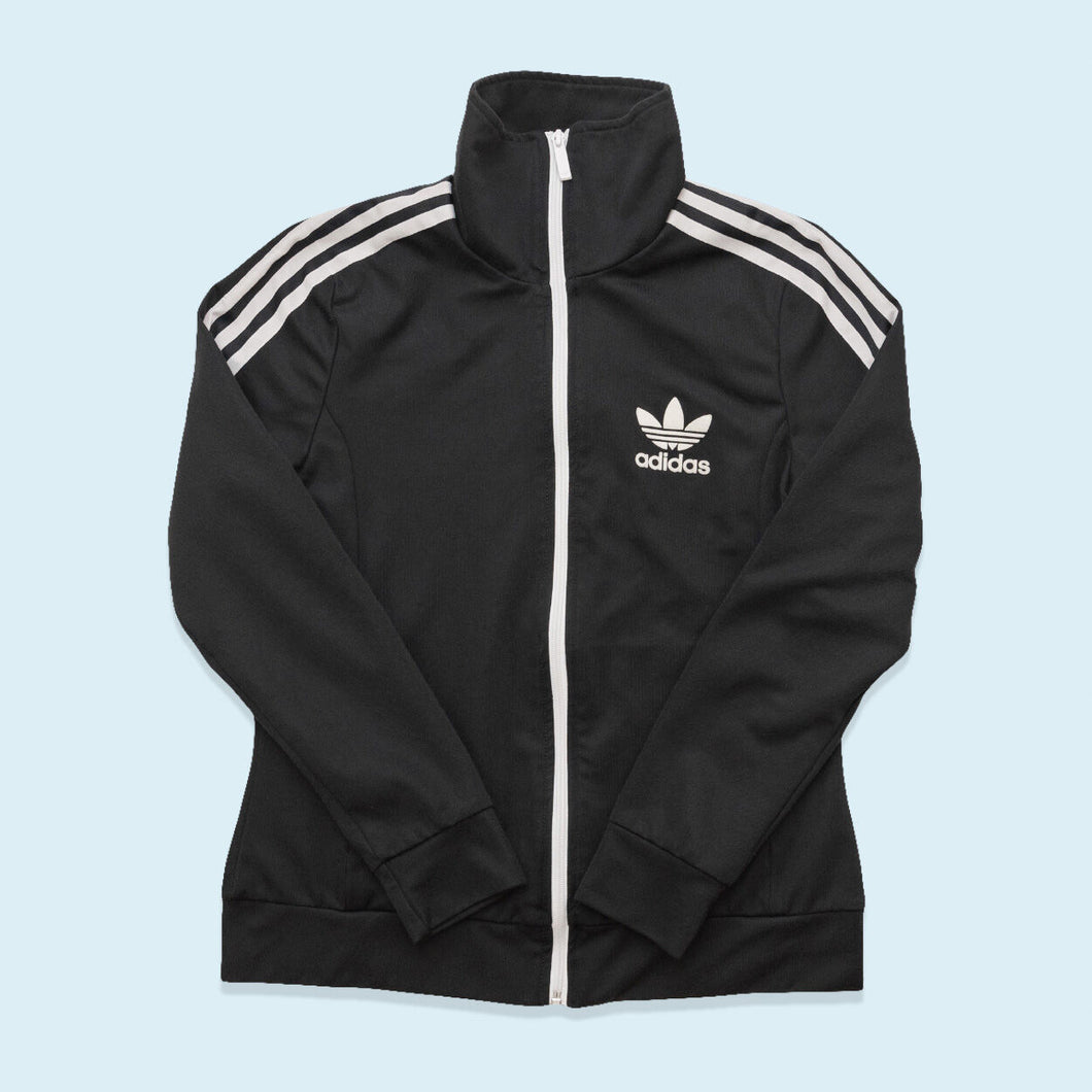 Adidas Trainingsjacke, schwarz, S/M