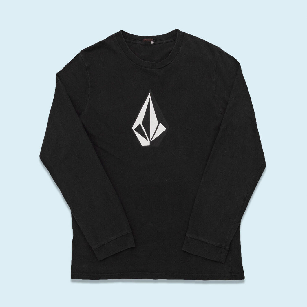 Volcom Longsleeve Y2K, schwarz, L