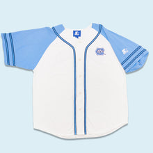 Lade das Bild in den Galerie-Viewer, Starter Trikot &quot;North Carolina Tar Heels&quot; 90er, weiß/blau, XL
