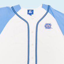 Lade das Bild in den Galerie-Viewer, Starter Trikot &quot;North Carolina Tar Heels&quot; 90er, weiß/blau, XL
