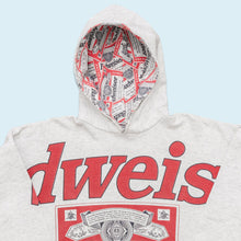 Lade das Bild in den Galerie-Viewer, Hoodie &quot;Budweiser&quot; 90er Made in Canada, grau, L breit
