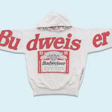 Lade das Bild in den Galerie-Viewer, Hoodie &quot;Budweiser&quot; 90er Made in Canada, grau, L breit
