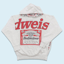 Lade das Bild in den Galerie-Viewer, Hoodie &quot;Budweiser&quot; 90er Made in Canada, grau, L breit
