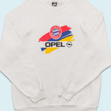 Lade das Bild in den Galerie-Viewer, Screen Stars Sweatshirt &quot;FC Bayern Opel&quot; 90er, weiß, XL/XXL
