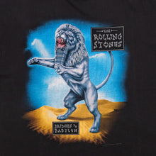 Lade das Bild in den Galerie-Viewer, Blue Thunder T-Shirt &quot;The Rolling Stones Bridges to Babylon&quot; 1998/99, schwarz, XL
