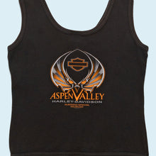 Lade das Bild in den Galerie-Viewer, Harley Davidson Top &quot;Aspen Valley, Glenwood Springs Colorado&quot; 2007, schwarz, S/M
