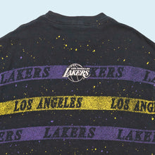 Lade das Bild in den Galerie-Viewer, Salem T-Shirt &quot;Los Angeles Lakers&quot; Made in the USA Single Stitch 90er, schwarz, XL
