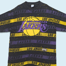 Lade das Bild in den Galerie-Viewer, Salem T-Shirt &quot;Los Angeles Lakers&quot; Made in the USA Single Stitch 90er, schwarz, XL
