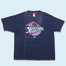 Lade das Bild in den Galerie-Viewer, Reebok T-Shirt &quot;Detroit Pistons&quot; 00er, blau, XL
