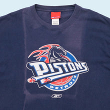 Lade das Bild in den Galerie-Viewer, Reebok T-Shirt &quot;Detroit Pistons&quot; 00er, blau, XL
