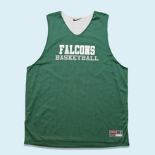 Lade das Bild in den Galerie-Viewer, Nike Team Wendetrikot &quot;Falcons Basketball&quot; 00er, grün/weiß, XL
