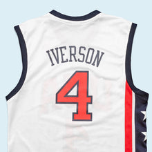 Lade das Bild in den Galerie-Viewer, Reebok Trikot &quot;Allen Iverson&quot; Team USA 00er, weiß, L
