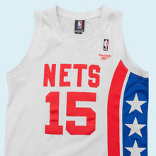 Lade das Bild in den Galerie-Viewer, Reebok Trikot &quot;New Jersey Nets Vince Carter&quot; Hardwood Classics 00er, weiß, L
