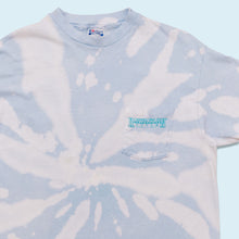 Lade das Bild in den Galerie-Viewer, Hanes T-Shirt &quot;Hawaiian Style&quot; Made in the USA Single Stitch, weiß/blau batik, L
