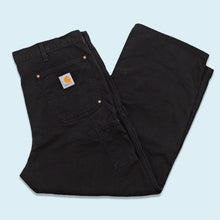 Lade das Bild in den Galerie-Viewer, Carhartt Hose &quot;Double Knee Carpenter&quot;, schwarz, 38/30
