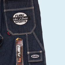 Lade das Bild in den Galerie-Viewer, Fubu Sports Hose &quot;deadstock Baggy Jeans&quot; 00er, blau, 26/31
