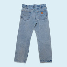 Lade das Bild in den Galerie-Viewer, Carhartt Hose &quot;distressed&quot; 00er, blau, 32/28
