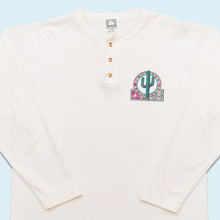 Lade das Bild in den Galerie-Viewer, Cotton Deluxe Longsleeve &quot;Arizona&quot; 90er Single Stitch Made in the USA, weiß, L/XL
