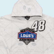 Lade das Bild in den Galerie-Viewer, Chase Zip Hoodie &quot;Lowes Racing Team&quot;, weiß, M/L breit
