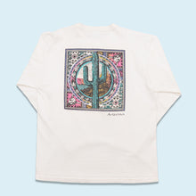 Lade das Bild in den Galerie-Viewer, Cotton Deluxe Longsleeve &quot;Arizona&quot; 90er Single Stitch Made in the USA, weiß, L/XL
