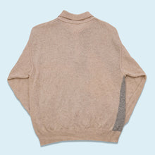 Lade das Bild in den Galerie-Viewer, Gardeur Strickpullover 90er Made in Italy, beige/grau, L/XL
