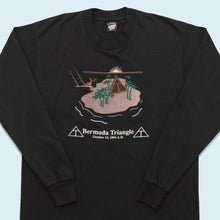 Lade das Bild in den Galerie-Viewer, Best Longsleeve &quot;Bermuda Triangle&quot; 1991 Made in the USA Single Stitch, schwarz, L/XL
