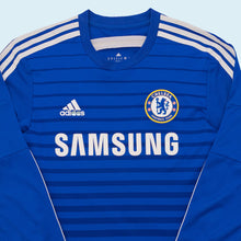 Lade das Bild in den Galerie-Viewer, Adidas Trikot &quot;Chelsea Football Club&quot; Samsung 2014 langarm, blau, M/L
