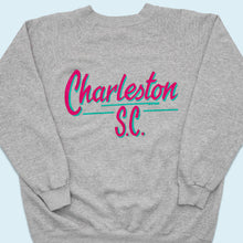 Lade das Bild in den Galerie-Viewer, Hanes Sweatshirt &quot;Charleston S.C.&quot; Made in the USA 1992, grau, L/XL
