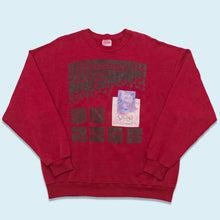 Lade das Bild in den Galerie-Viewer, Hanes Sweatshirt &quot;Lillehammer Norway&quot; 1994, rot, XL
