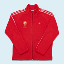 Lade das Bild in den Galerie-Viewer, Adidas Fleece Jacke &quot;Portugal&quot; 2006, rot, Xl
