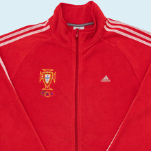 Lade das Bild in den Galerie-Viewer, Adidas Fleece Jacke &quot;Portugal&quot; 2006, rot, Xl
