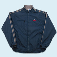 Lade das Bild in den Galerie-Viewer, Adidas Jacke &quot;fleece lined&quot; 90er, blau, L/XL
