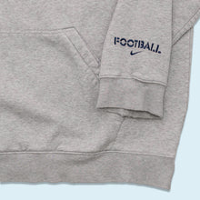 Lade das Bild in den Galerie-Viewer, Nike Hoodie &quot;Nike Football&quot; 00er, grau, XXL
