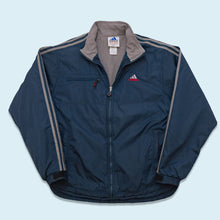 Lade das Bild in den Galerie-Viewer, Adidas Jacke &quot;fleece lined&quot; 90er, blau, L/XL
