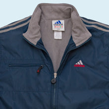 Lade das Bild in den Galerie-Viewer, Adidas Jacke &quot;fleece lined&quot; 90er, blau, L/XL
