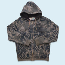 Lade das Bild in den Galerie-Viewer, Billabong Zip Hoodie &quot;thermo&quot; dick 00er, grün/grau, L
