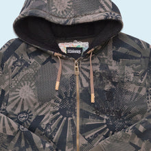 Lade das Bild in den Galerie-Viewer, Billabong Zip Hoodie &quot;thermo&quot; dick 00er, grün/grau, L
