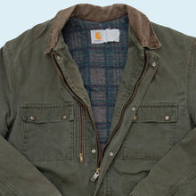 Lade das Bild in den Galerie-Viewer, Carhartt Jacke/Parka &quot;barn-/hunting jacket&quot; blanket lined 90er, grün, XXL
