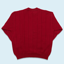 Lade das Bild in den Galerie-Viewer, Paco Calvari Strickpullover &quot;Golf&quot; 90er, rot, L/XL
