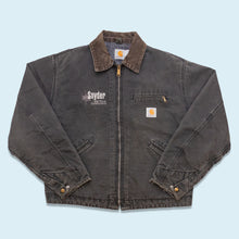 Lade das Bild in den Galerie-Viewer, Carhartt Jacke &quot;Detroit blanket lined&quot; 90er, schwarz faded, L/XL
