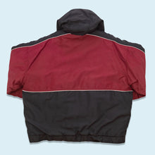 Lade das Bild in den Galerie-Viewer, Nike Winterjacke &quot;swoosh&quot; 90er, rot/schwarz, XL
