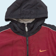 Lade das Bild in den Galerie-Viewer, Nike Winterjacke &quot;swoosh&quot; 90er, rot/schwarz, XL
