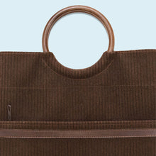 Lade das Bild in den Galerie-Viewer, Handtasche &quot;opti zipper&quot; 80er, braun
