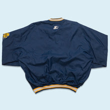 Lade das Bild in den Galerie-Viewer, Starter Windbreaker &quot;Michigan Wolverines&quot; 90er, blau, M sehr breit
