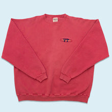 Lade das Bild in den Galerie-Viewer, Oneita Sweatshirt &quot;Vermont&quot; 90er Made in the USA, rot ausgeblichen, XL
