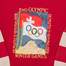 Lade das Bild in den Galerie-Viewer, Adidas Sweatshirt &quot;Olympics St. Moritz&quot; 80er/90er, rot, M breit
